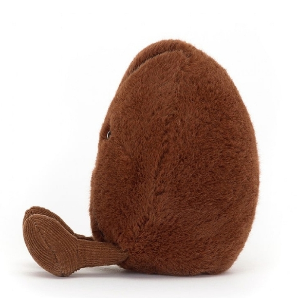 Jellycat Amuseable Coffee Bean 5x3" Soft & Plush NWT - Picture 2 of 6